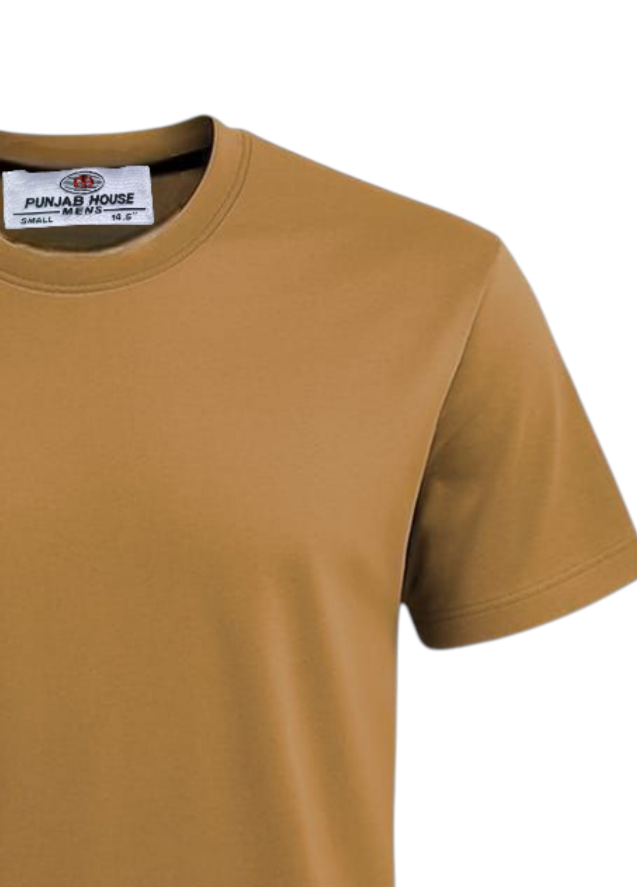 Classic Crew Neck T-Shirt – Camel Brown