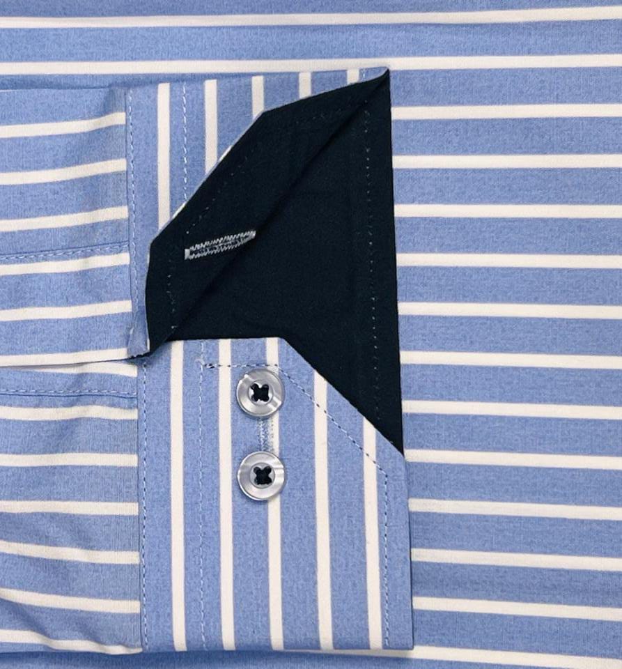Oxford Blue Pinstripe Dress Shirt