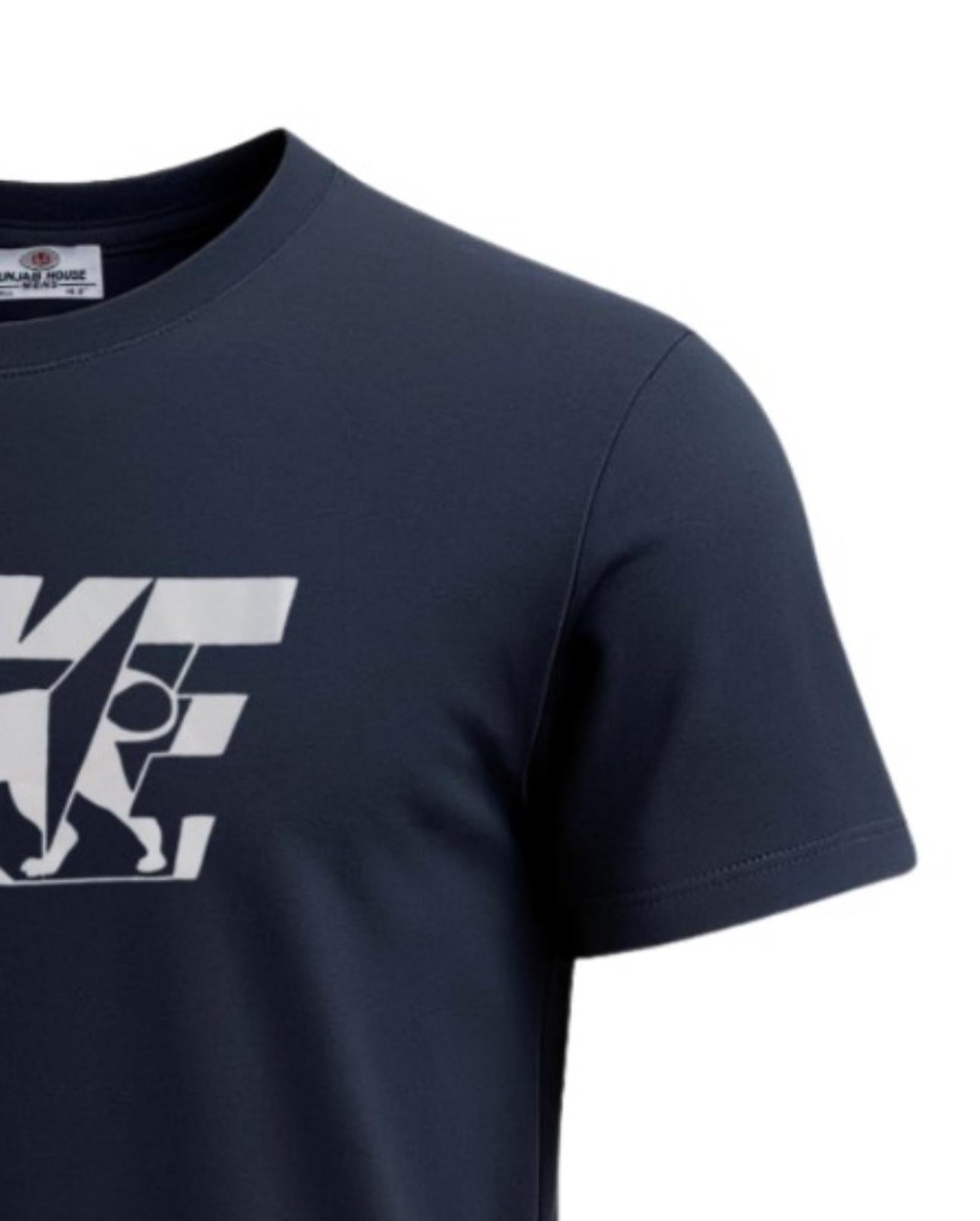 Punjab House Premium Navy Graphic Tee