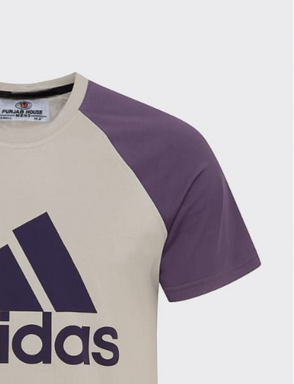 Adidas Men’s Contrast Sleeve T-Shirt