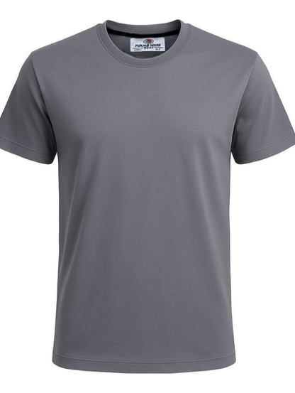 Classic Grey Crew Neck T-Shirt