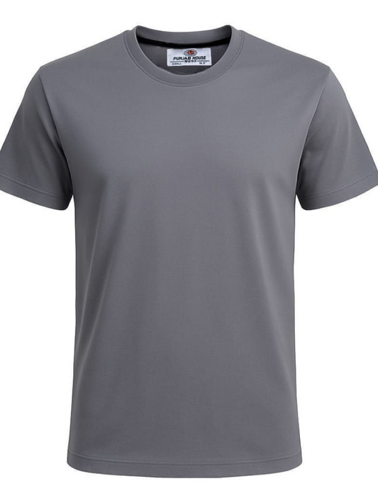 Classic Grey Crew Neck T-Shirt