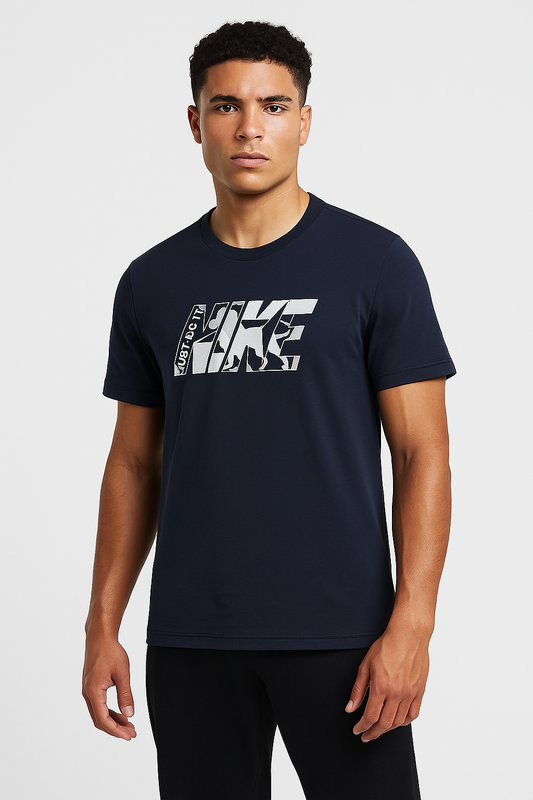 Punjab House Premium Navy Graphic Tee