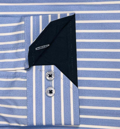 Oxford Blue Pinstripe Dress Shirt