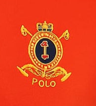 Red Polo Shirt with Navy Contrast – Classic Fit