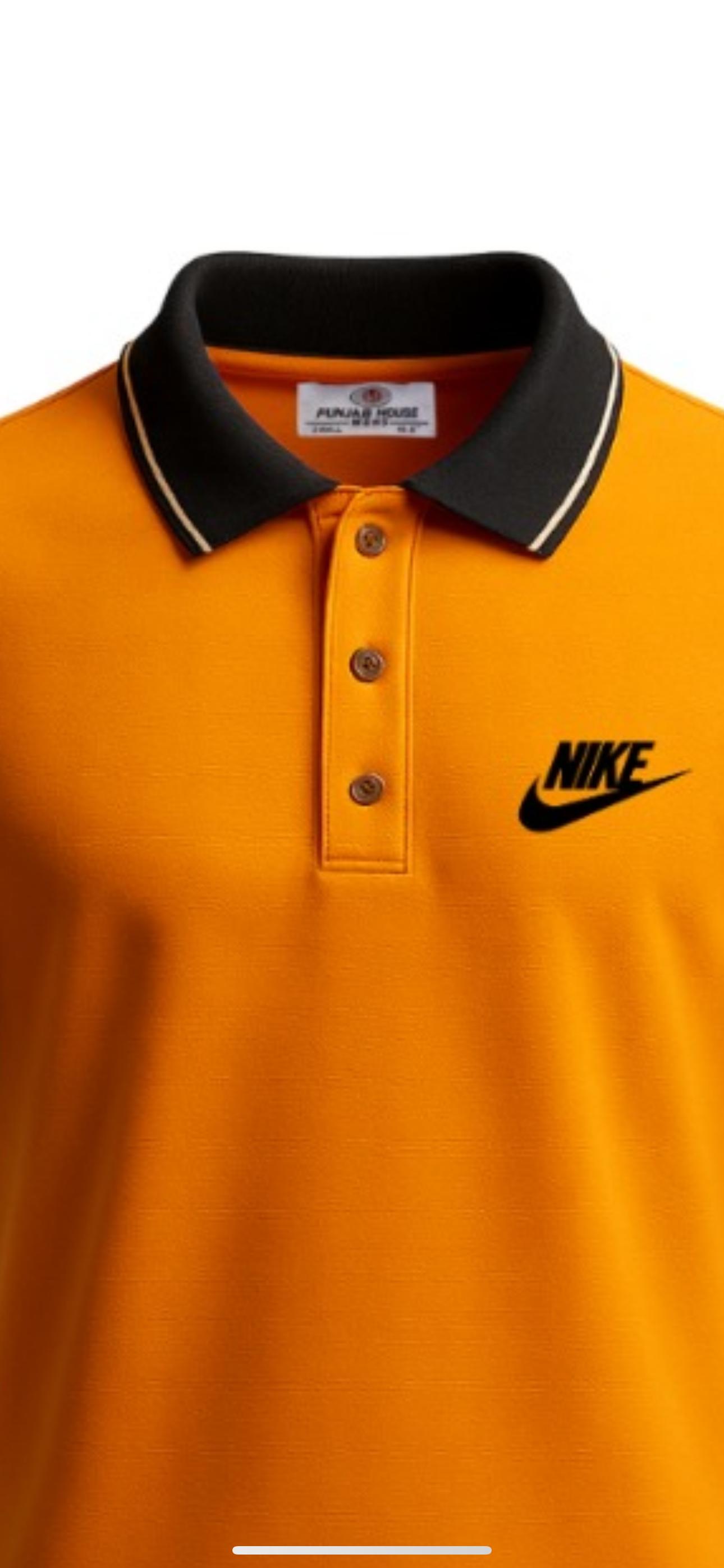 Men’s Orange Polo Shirt