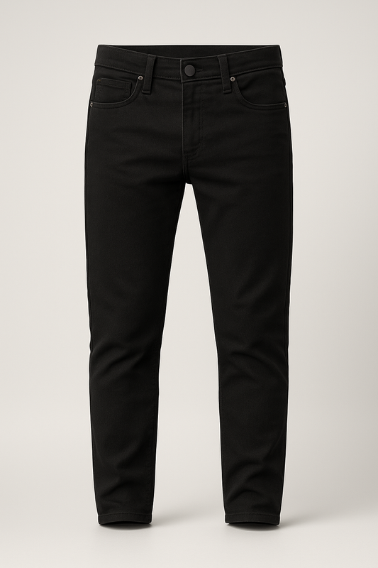 Classic Black Regular Fit Jeans